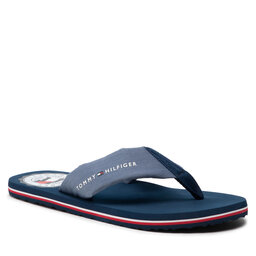 Tommy Hilfiger Infradito Tommy Hilfiger Recycled Chambray Beach Sandal FM0FM03983 Twilight Indigo C5F