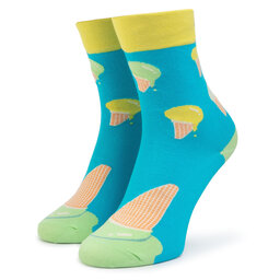 Cup of Sox Skarpety wysokie unisex Cup of Sox Przełam lody B Niebieskie Kolorowy