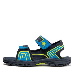 

Босоніжки Kappa 260864K Navy/Lime 6733, Cиній