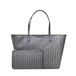 Tory Burch Τσάντα Tory Burch Basketweave Tote 145634 Γκρι