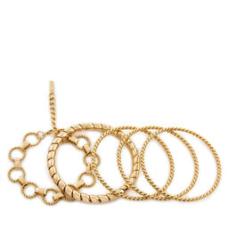 Aldo 5er-Schmuckset Armbänder Aldo Talobarel 13930764 Goldfarben