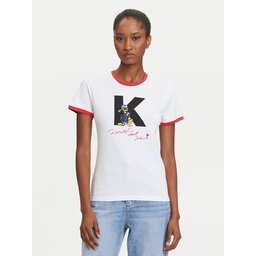 KARL LAGERFELD KARL LAGERFELD Camiseta A3W17089 Blanco Regular Fit