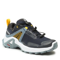 Salomon Trekkingschuhe Salomon X Raise GORE-TEX L47071300 Night Sky/China Blue/Lemon