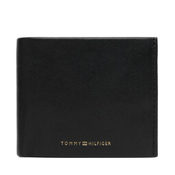 Tommy Hilfiger Geldbörse Tommy Hilfiger Th Seasonal Extra Cc And Coin AM0AM14798 Schwarz
