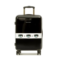 Chiara Ferragni Kis kemény borítású bőrönd Chiara Ferragni 74SB0LA1 Nero