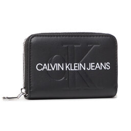 Calvin Klein Jeans Pequeña cartera de mujer Calvin Klein Jeans Accordion Zip Around K60K607229 BDS