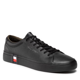 Tommy Hilfiger Sneakersy Tommy Hilfiger Corporate Modern Vulc Leather FM0FM03727 Black BDS