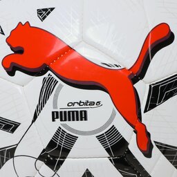 

М'яч Puma Orbita 6Ms 837870 06 Puma White/Black/Puma Red, Білий