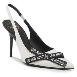 LOVE MOSCHINO Sandále LOVE MOSCHINO JA10109G1GIE0100 Bianco