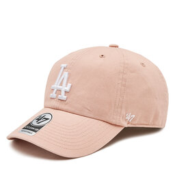 47 Brand Czapka z daszkiem 47 Brand Mlb Los Angeles Dodgers ’47 Clean Up W/No Loop Label B-NLRGW12GWS-DV Pomarańczowy