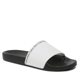 Calvin Klein Mules / sandales de bain Calvin Klein Pool Slide Rubber HM0HM00981 Bright White YBR