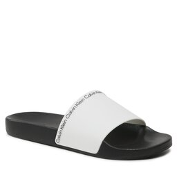 Calvin Klein Papucs Calvin Klein Pool Slide Rubber HM0HM00981 Bright White YBR