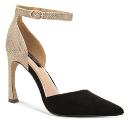 Nine West Pantofi cu toc subțire Nine West ATIYA JF2186-1 Negru