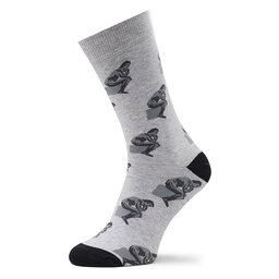 

Високі шкарпетки unisex Curator Socks Thinker Сірий