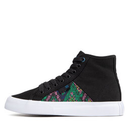 

Снікерcи DC Manual Hi Txtle ADJS300290 Blue Plaid(BL8), Чорний