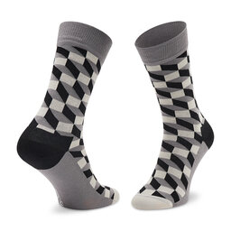 

Набір з 4 пар високих шкарпеток unisex Happy Socks XCBW09-9150 Czarny, Чорний