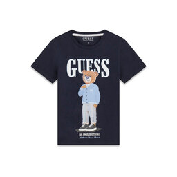 Guess Guess Футболка L6GI09 K8HM4 Cиній Regular Fit