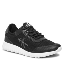 Calvin Klein Jeans Sneakersy Calvin Klein Jeans Eva Runner Monologo YM0YM00584 Black BDS