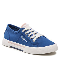 Pepe Jeans Πάνινα παπούτσια Pepe Jeans Brady Girl Basic PGS30543 Navy 595