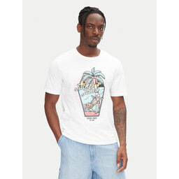 Jack&Jones Jack&Jones Marškinėliai Eljah 12268472 Balta Relaxed Fit