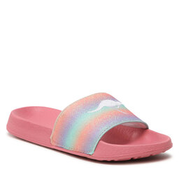 KangaRoos Παντόφλες KangaRoos K-Skine Kids 18574 000 6183 S Daisy Pink/Rainbow