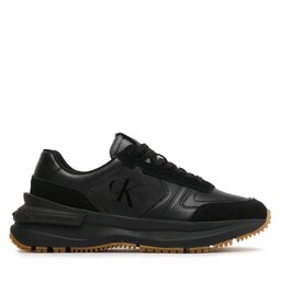 

Снікерcи Calvin Klein Jeans Chunky Runner Vintage Tongue YM0YM00633 Triple Black 0GM, Чорний