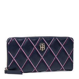 Tommy Hilfiger Cartera grande para mujer Tommy Hilfiger Th Element Large Za Quilt AW0AW10972 DW5