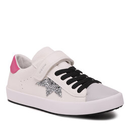 Geox Laisvalaikio batai Geox Jr Kilwi Girl J35D5B000BCC0563 D White/Fuchsia