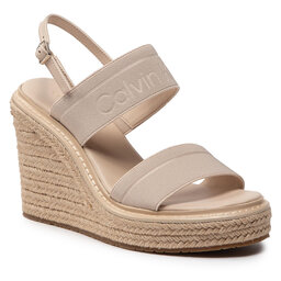 Calvin Klein Espadrilės Calvin Klein Wedge Sndl 70 He HW0HW00690 Sand VHB