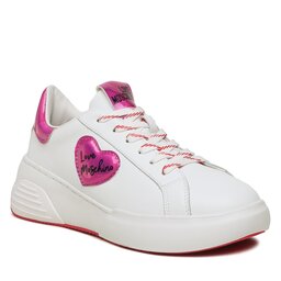 LOVE MOSCHINO Сникърси LOVE MOSCHINO JA15125G1HIA510B Bian/Fuxia