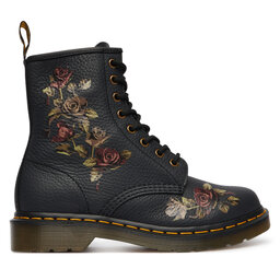Dr. Martens Schnürstiefeletten Dr. Martens 1460 Decayed Roses DM32070001 Schwarz