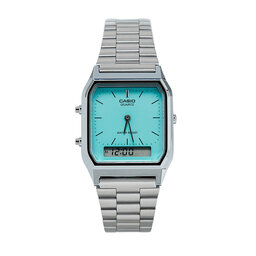 Casio Часовник Casio Vintage Maxi AQ-230A-2A2MQYES Сребрист
