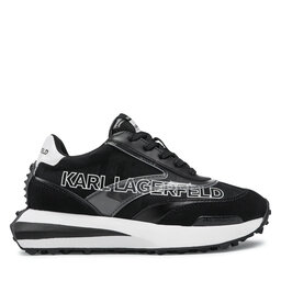 

Снікерcи KARL LAGERFELD KL62925 Black Lthr & Textile, Чорний