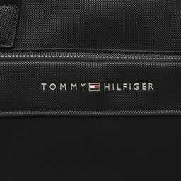

Сумка для ноутбука Tommy Hilfiger Th Pique Pu Slim Coputer Bag AM0AM11314 BDS, Чорний