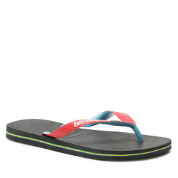 Havaianas Infradito Havaianas Brasil Mix 41232069710 Black/Red Ruby