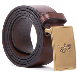Polo Ralph Lauren Чоловічий ремінь Polo Ralph Lauren 36Mm Pp Plaque Belt 405691693002 Коричневий