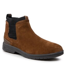 Wrangler Kotníková obuv s elastickým prvkem Wrangler Tasman Chelsea WM22183A Tobacco 160