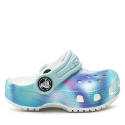 

Шльопанці Crocs Classic Solarized Cgt 207588 White/Multi, Голубий