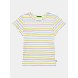 United Colors Of Benetton United Colors Of Benetton Футболка 3W5BG10D4 Кольоровий Slim Fit