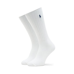 Polo Ralph Lauren Chaussettes hautes homme Polo Ralph Lauren 449876014003 White Navy Pp