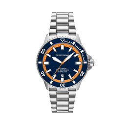 Emporio Armani Годинник Emporio Armani Sea Explorer AR60090 Срібний