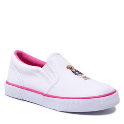 Polo Ralph Lauren Tenisky Polo Ralph Lauren Bal Harbour II Bear RF103506 S White/Baja Pink