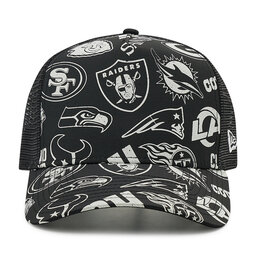 

Бейсболка New Era Nfl All Over Print A-Frame Trucker 60222274 Чорний
