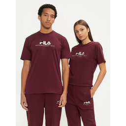 Fila Fila Majica Unisex Bedburg FAU0147 Bordo rdeča Regular Fit