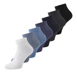 Jack&Jones Комплект 7 чифта къси мъжки чорапи Jack&Jones 12252095 Dark Blue 4425868