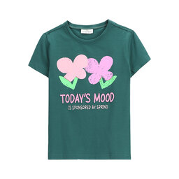 Coccodrillo Coccodrillo T-shirt WC5143203MGK Zelena Regular Fit