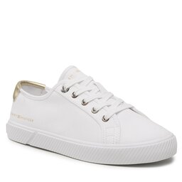 Tommy Hilfiger Teniși Tommy Hilfiger Lace Up Vulc Sneaker FW0FW06957 White YBS