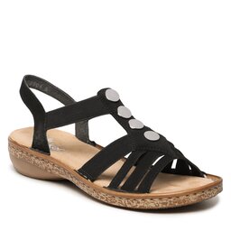 Rieker Sandalen Rieker 62831-00 Schwarz