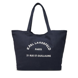 KARL LAGERFELD Handtasche KARL LAGERFELD A1W50006 Dunkelblau
