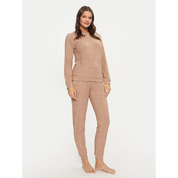 Selmark Selmark Pijama P8673 Beis Regular Fit